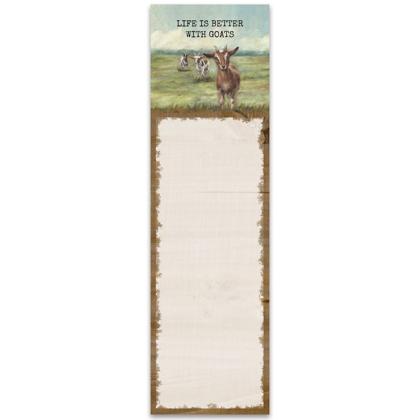 Better With Goats List Pad