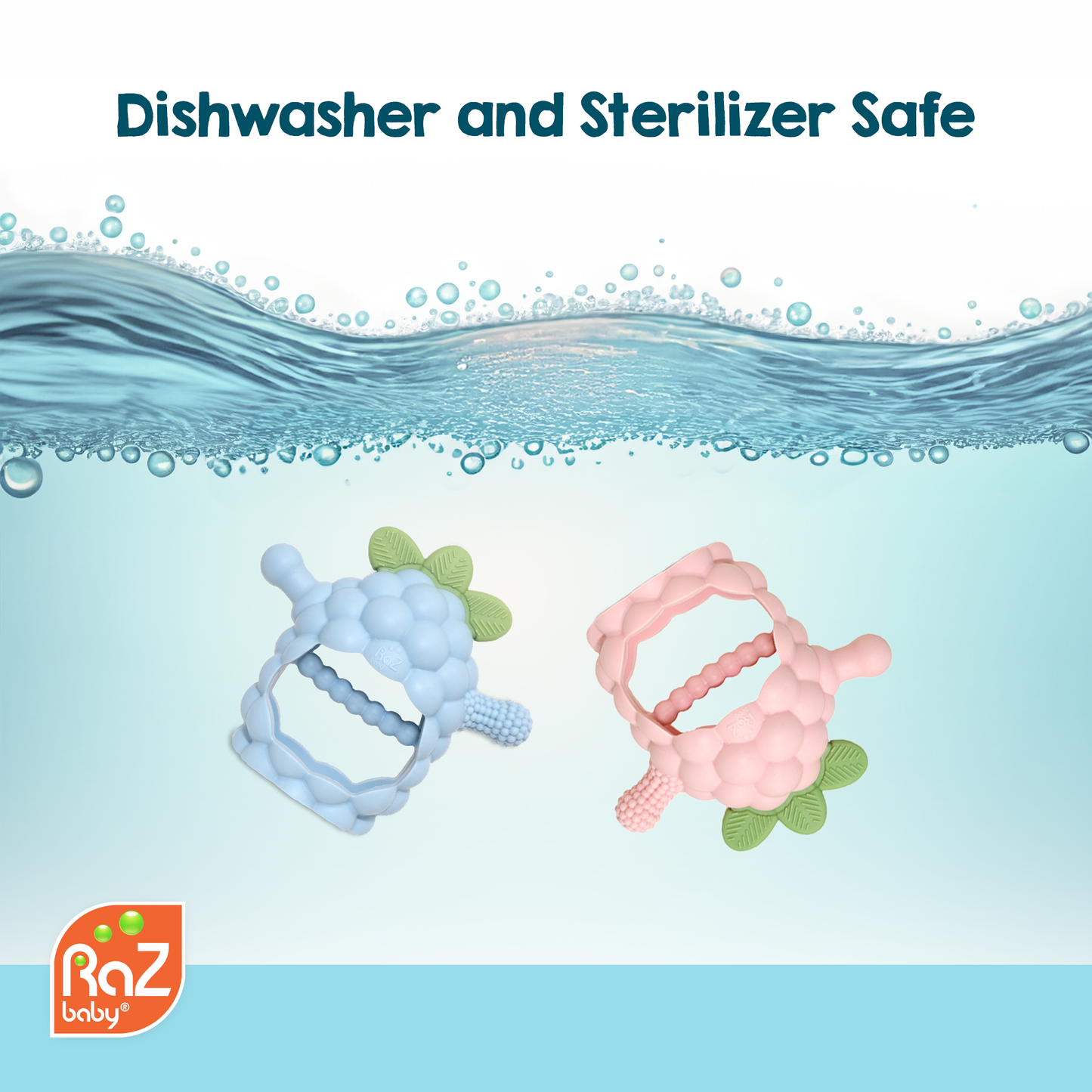 RaZberry Grip Teething Toy - Blue