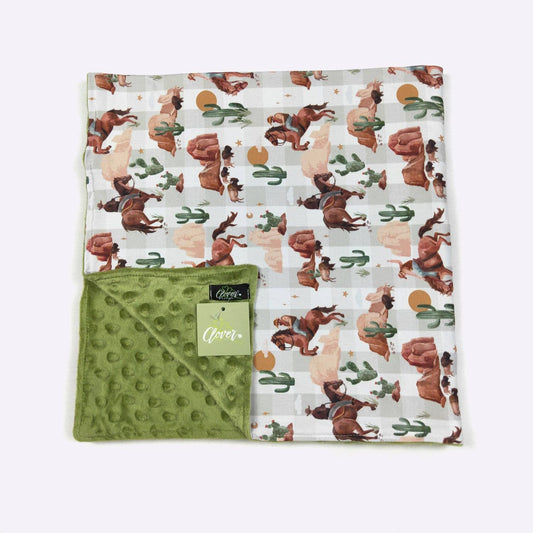 Lightweight Plaid Western Blanket
