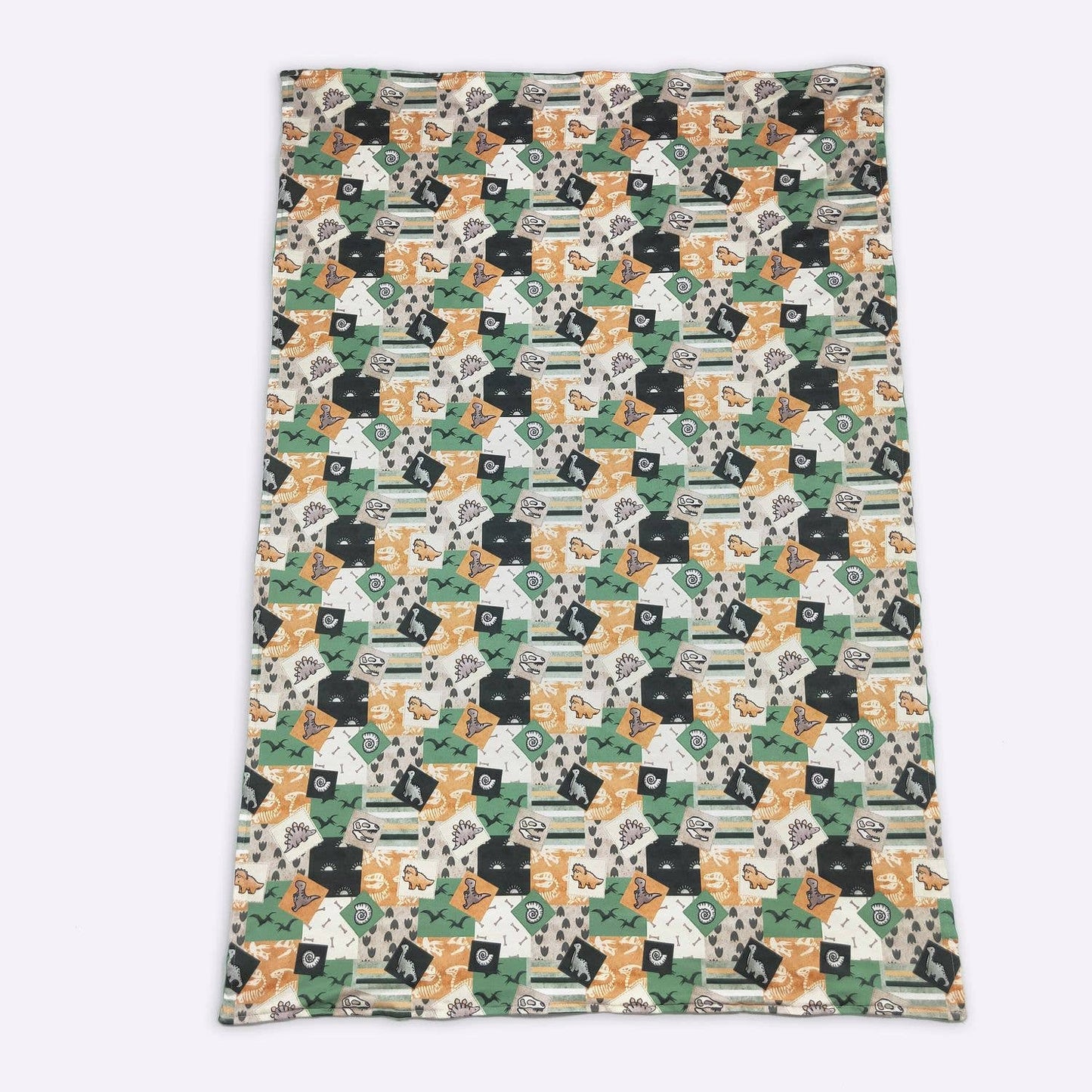 Lightweight Jurassic Patchwork Blanket