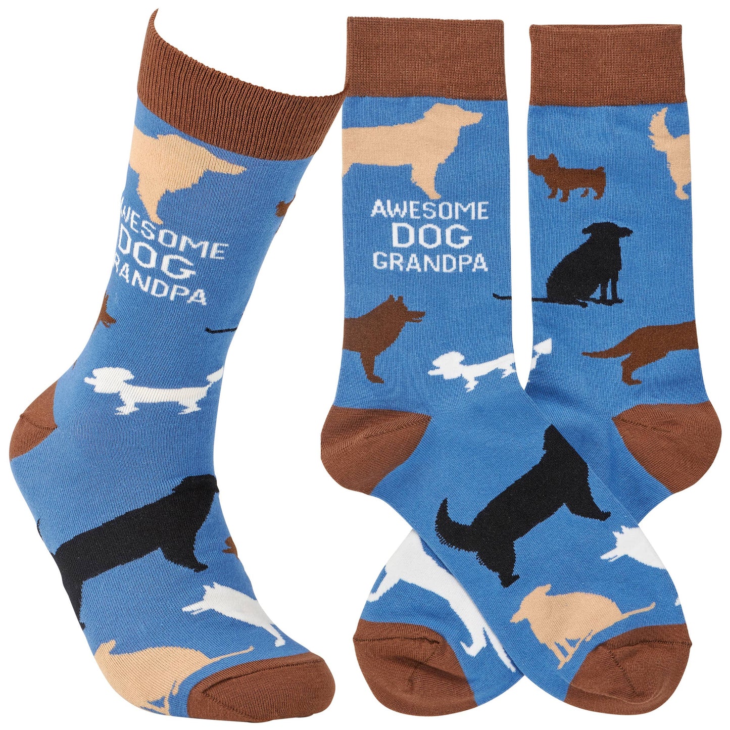 Awesome Dog Grandpa Socks