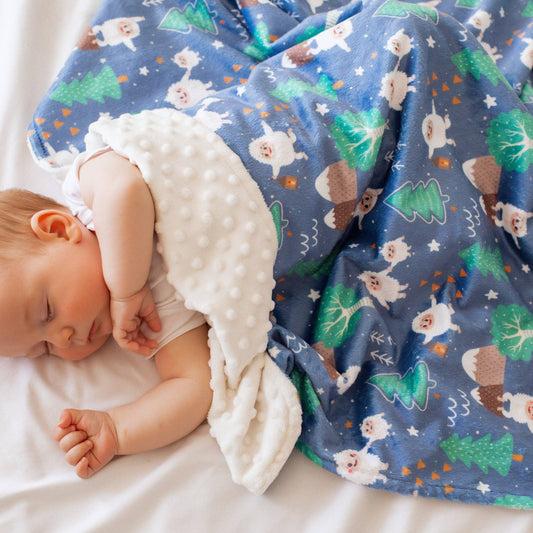 Yeti Dreams- Baby & Toddler Minky Blanket