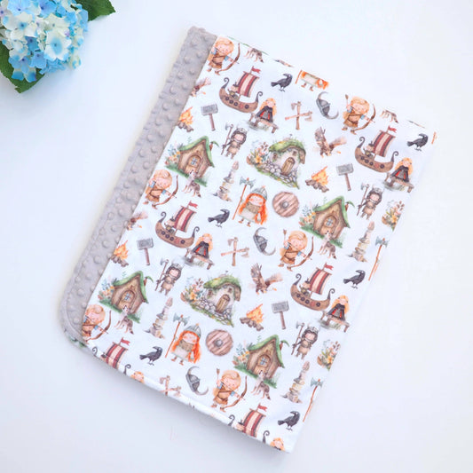 Vikings- Baby & Toddler Minky Blanket