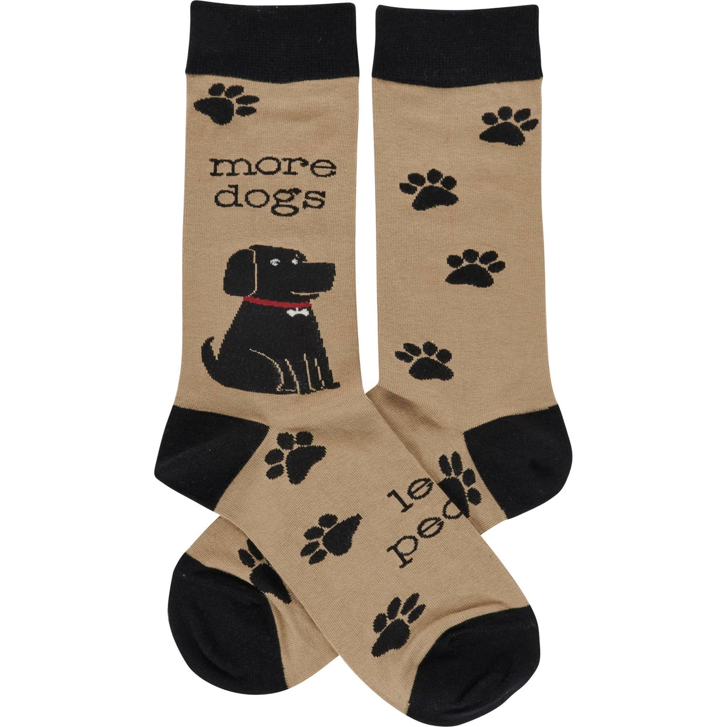 More Dogs Less People Socks