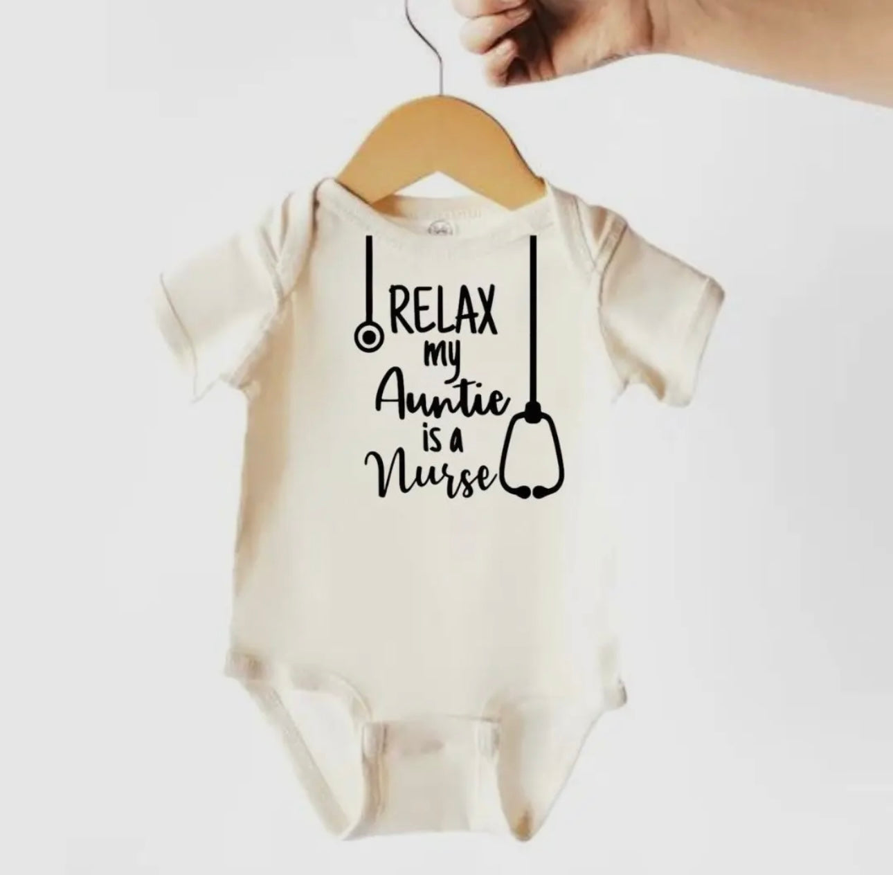 Relax My Auntie Is A Nurse Bodysuit