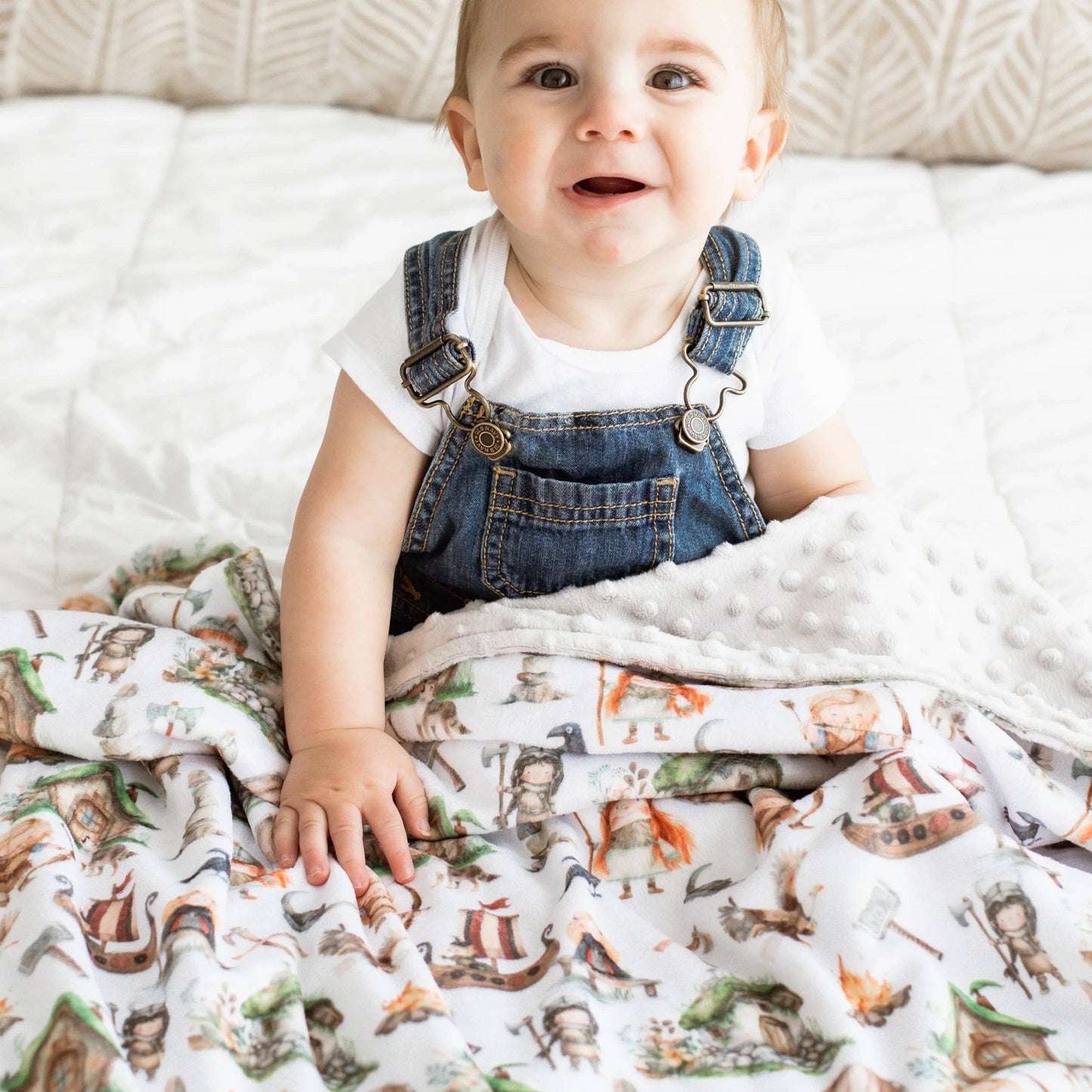 Vikings- Baby & Toddler Minky Blanket