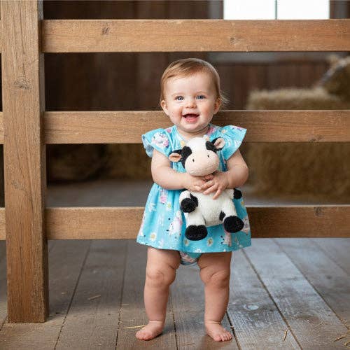 Blue Cow Romper