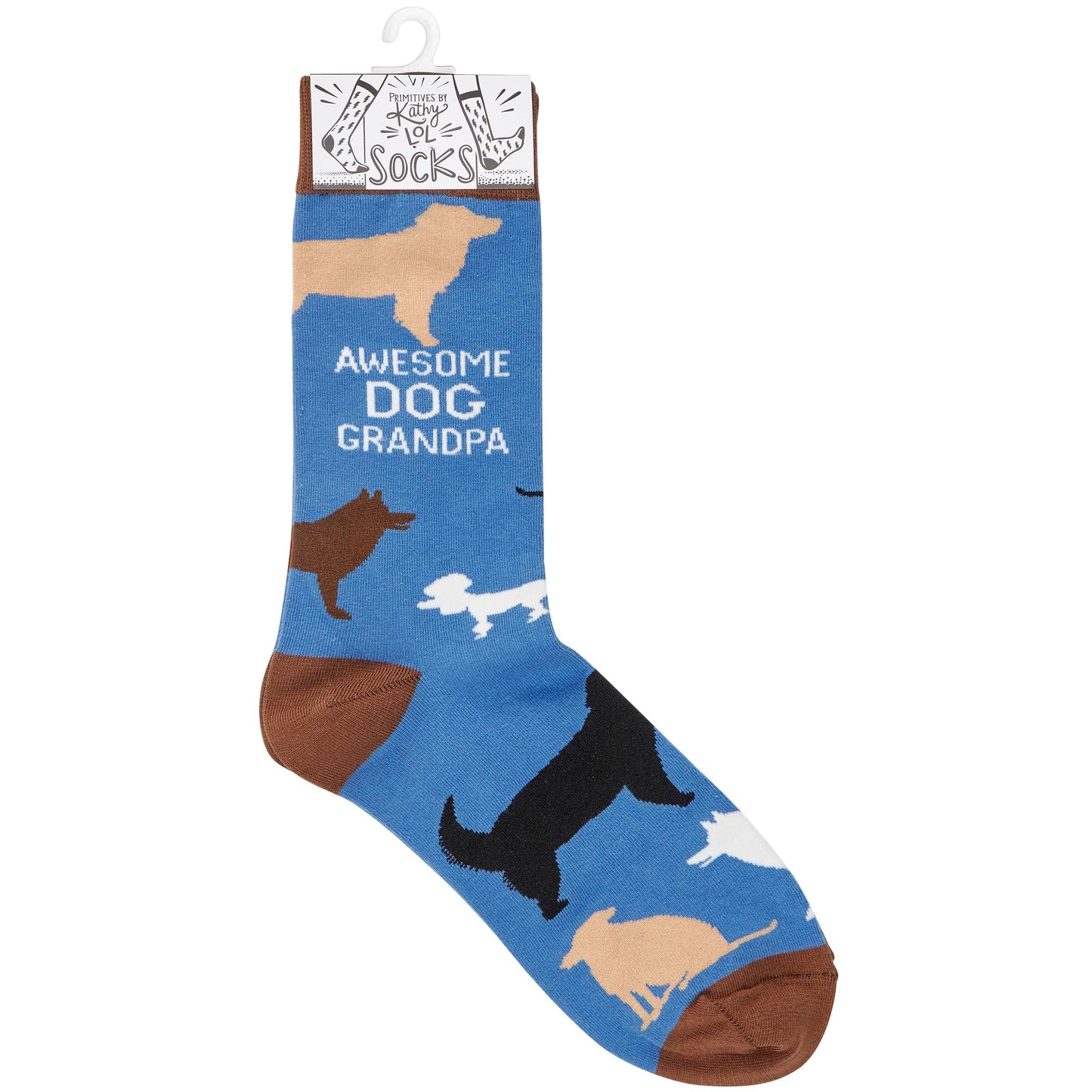 Awesome Dog Grandpa Socks