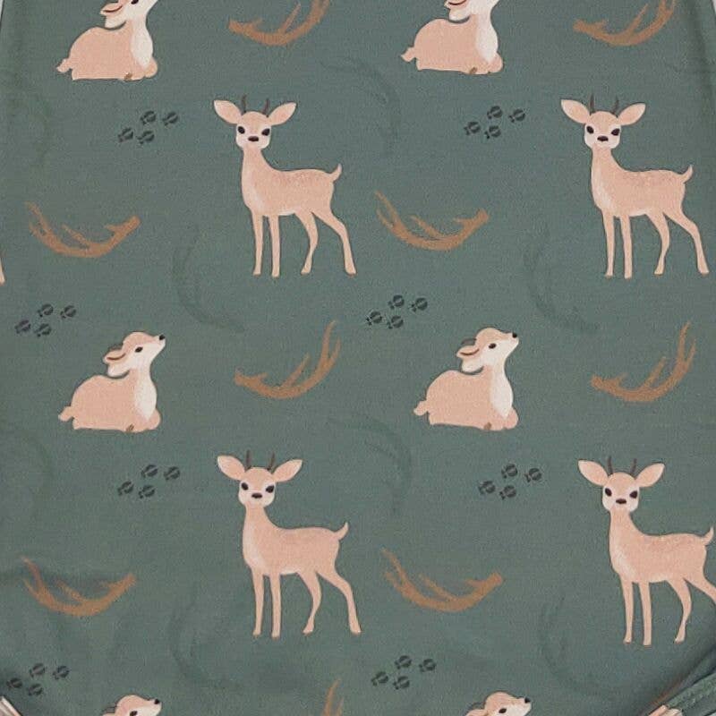 A Doe, A Deer Baby Knotted Gown