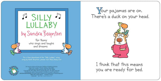Silly Lullaby by Sandra Boynton