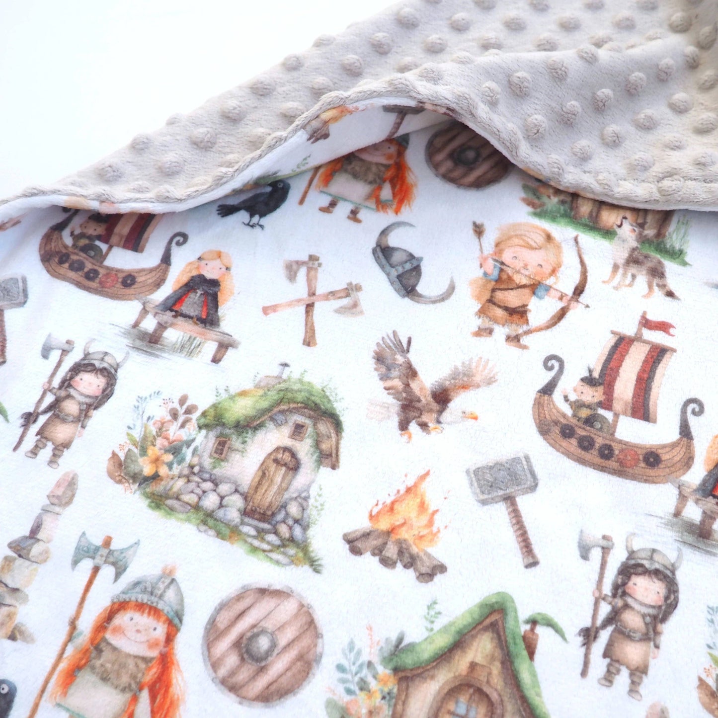Vikings- Baby & Toddler Minky Blanket