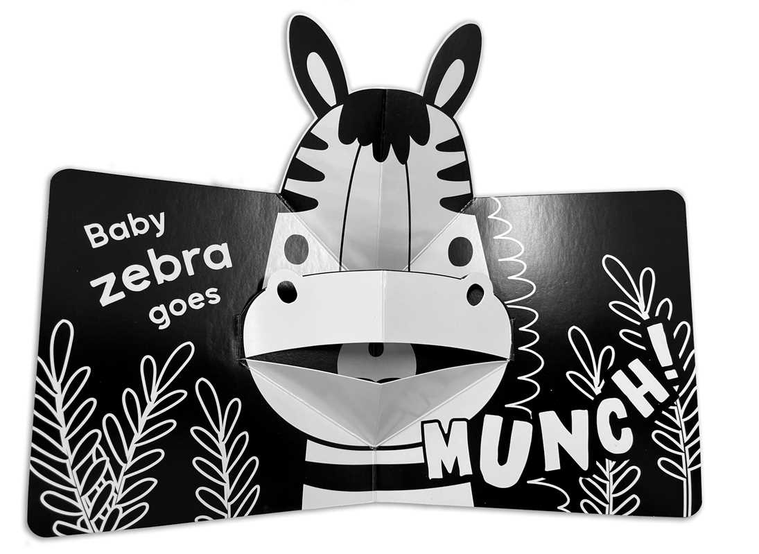 Mini Pops: Baby Animals! High contrast book