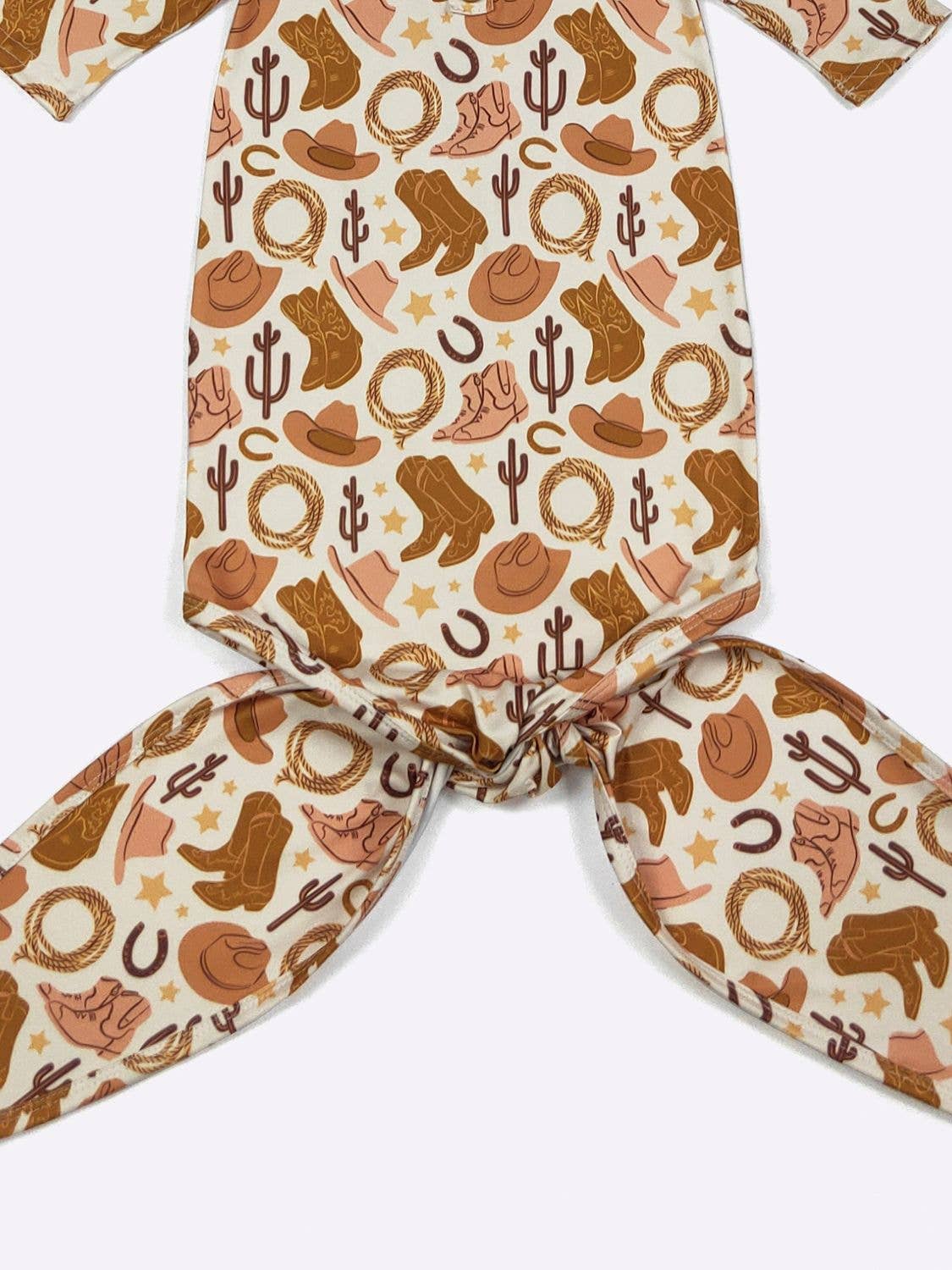 Boot Scootin Baby Knotted Gown