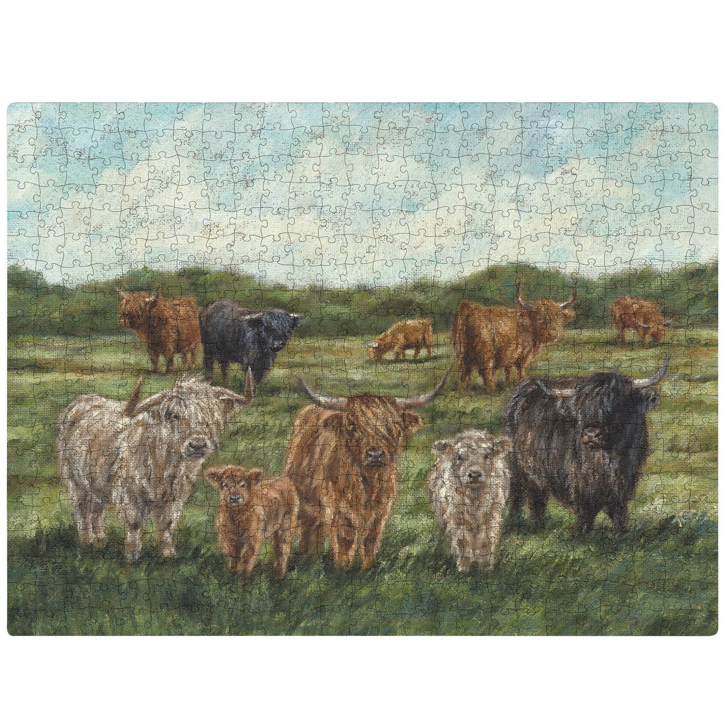 Highland Cows Puzzle