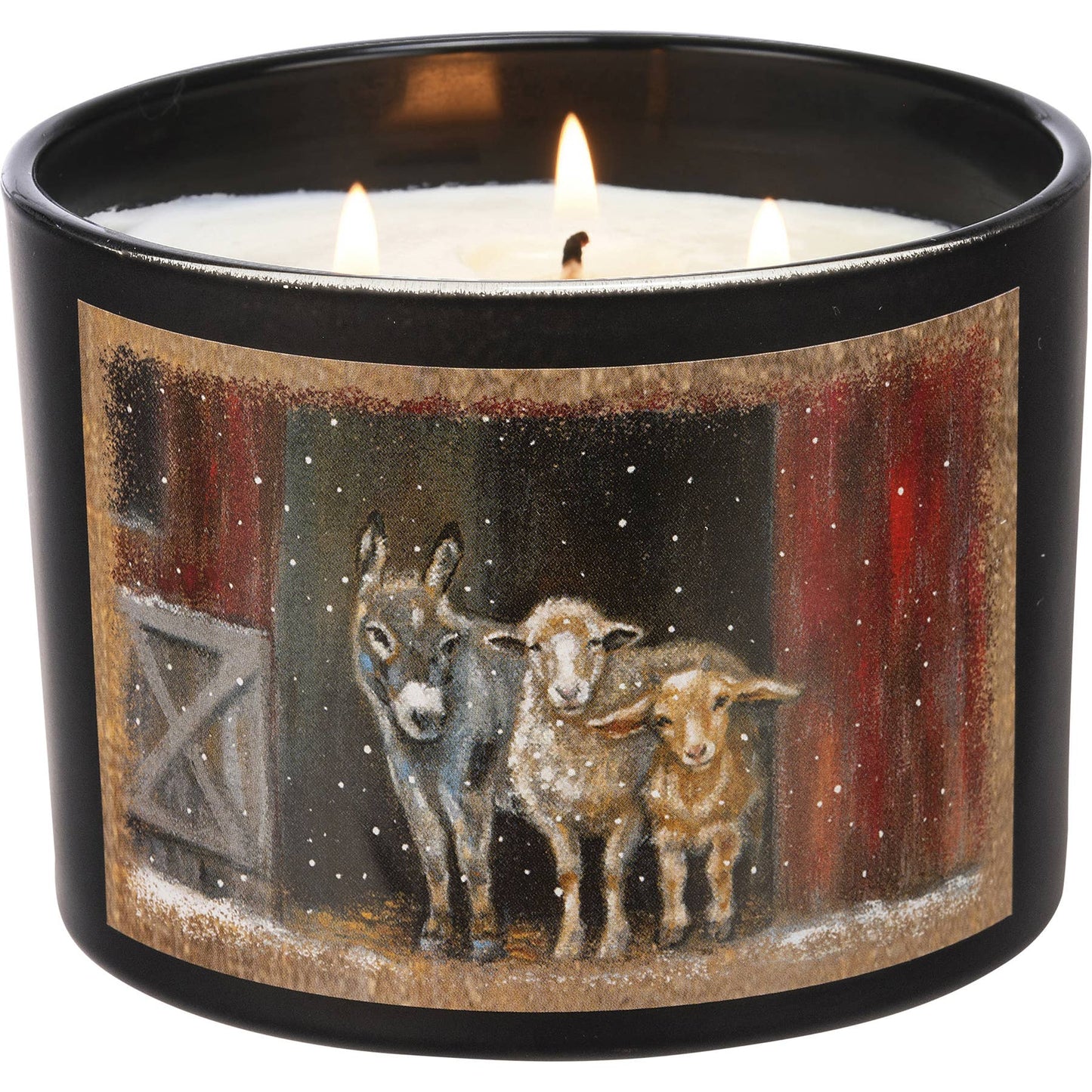 Snowy Farm Family Candle