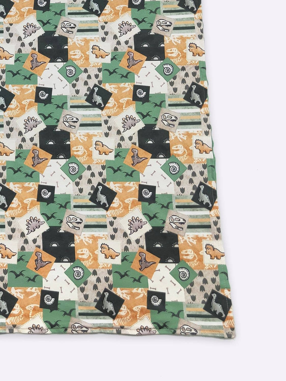 Lightweight Jurassic Patchwork Blanket