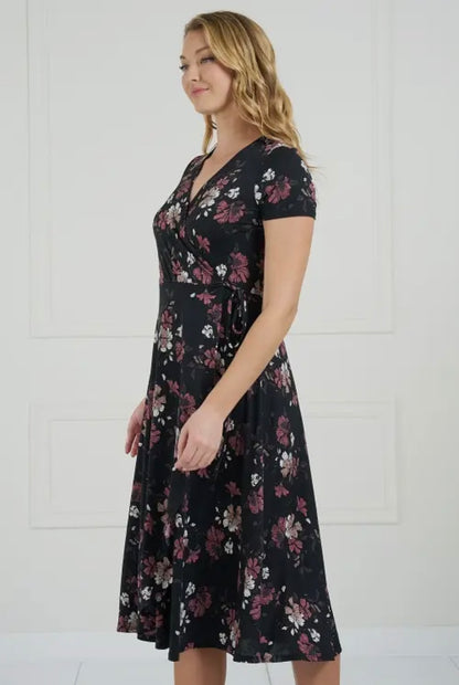 Floral Wrap Dress