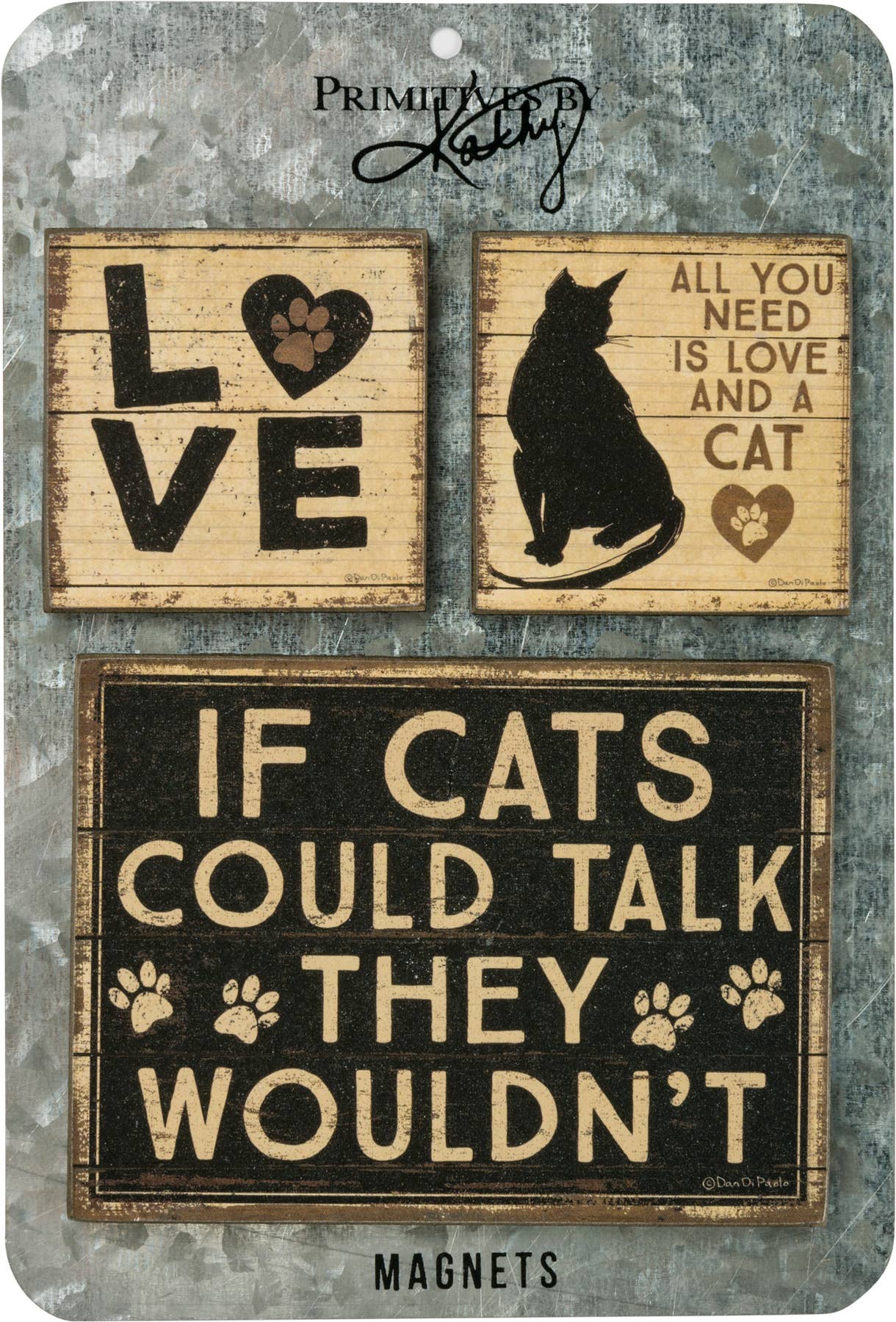 All You Need Is Love And A Cat Magnet Set