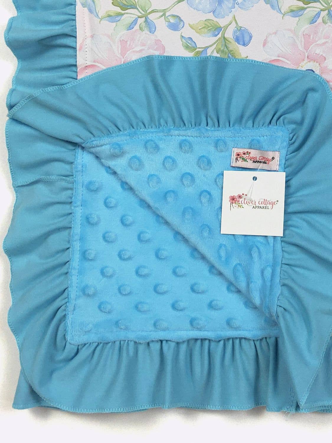 Lightweight Cotton Candy Poppy Blanket