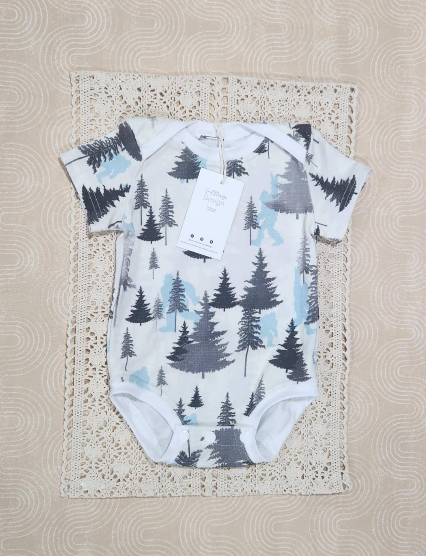 On The Hunt Infant bodysuit-Blue