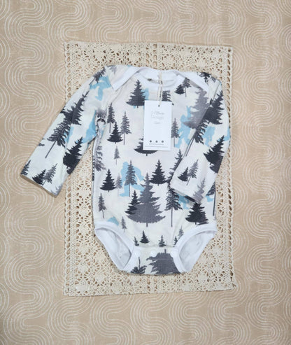 On The Hunt Infant bodysuit-Blue