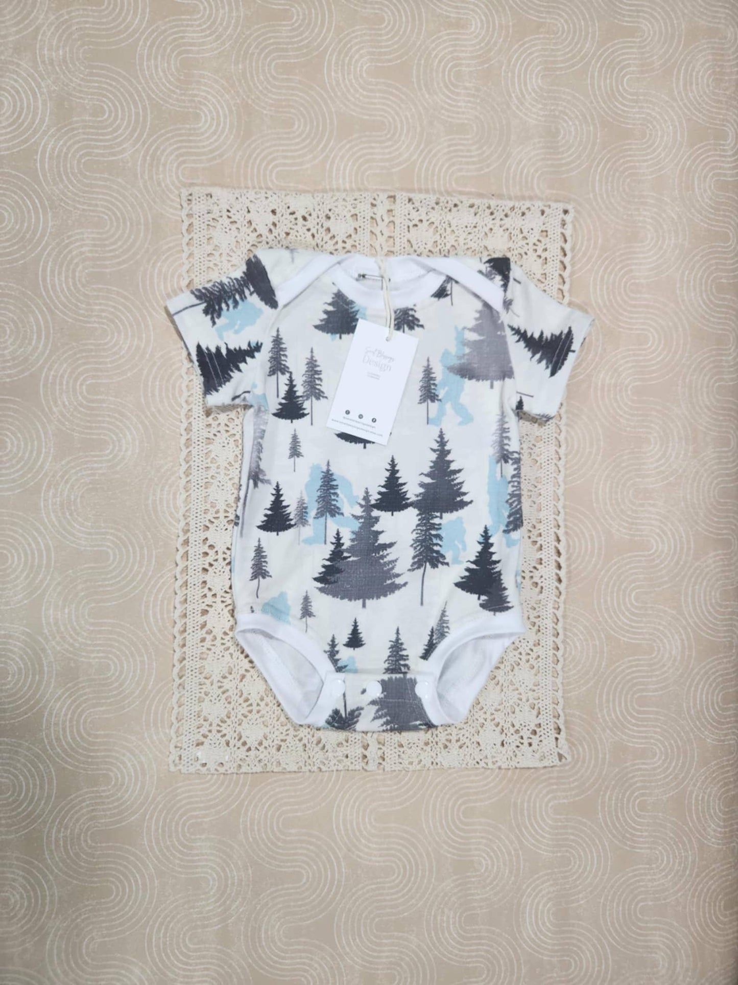 On The Hunt Infant bodysuit-Blue