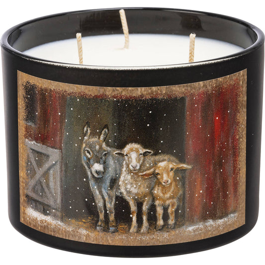 Snowy Farm Family Candle