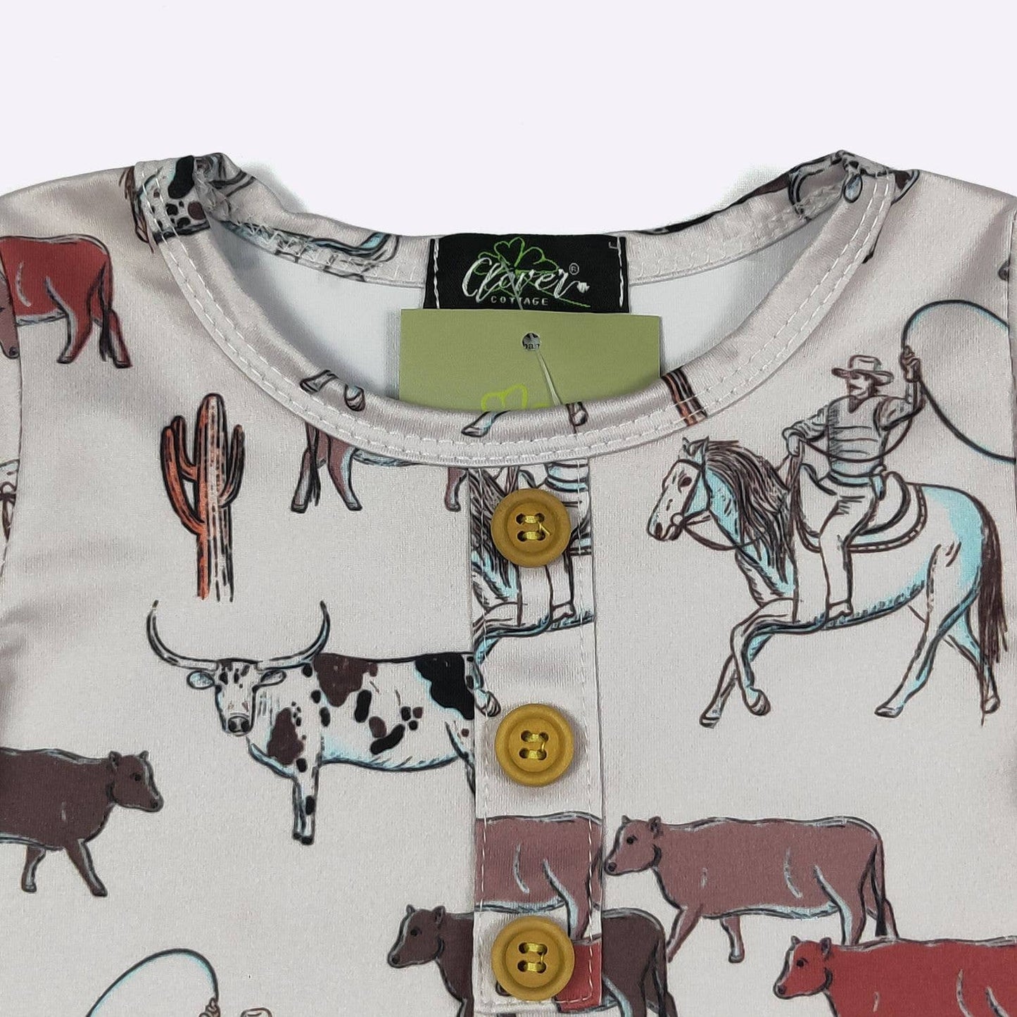 Ropin Cattle Baby Knotted Gown