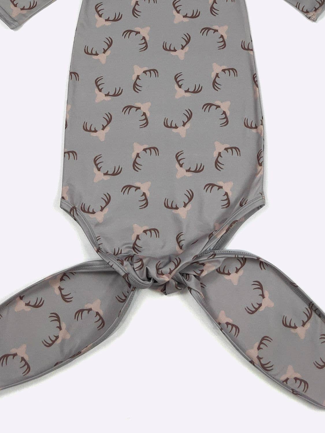 Antler Baby Knotted Gown