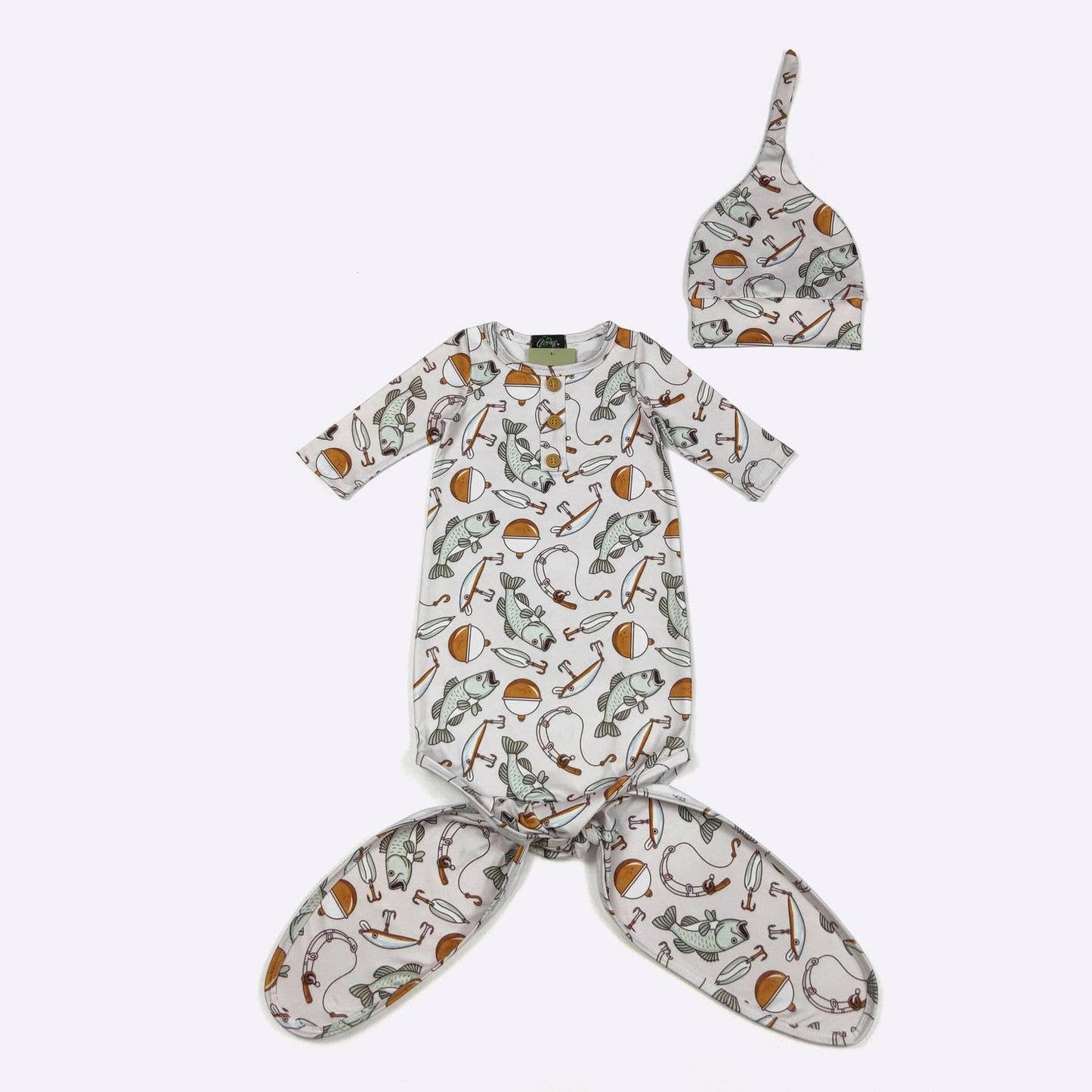 Hook N Bait Baby Knotted Gown