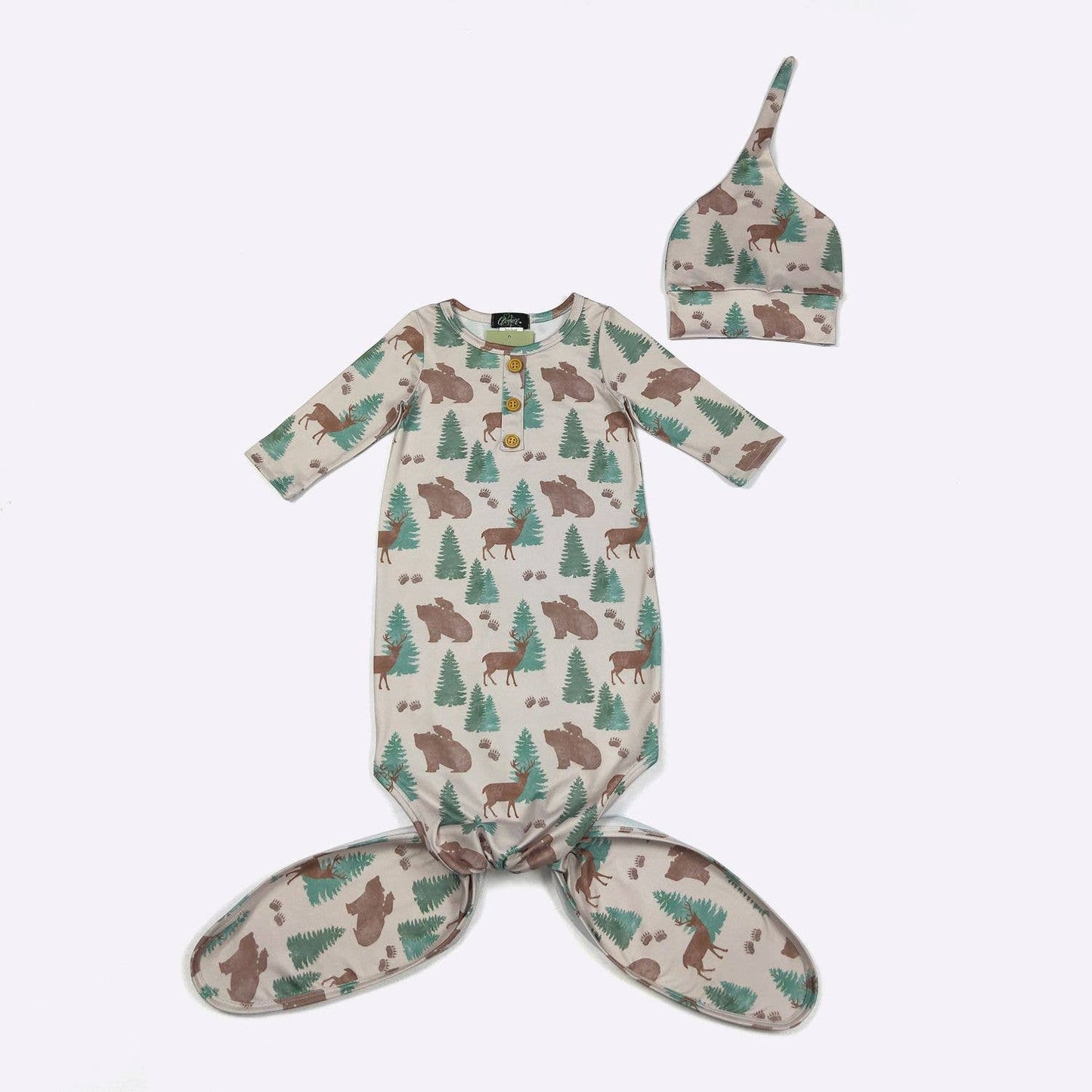 Woods Baby Knotted Gown