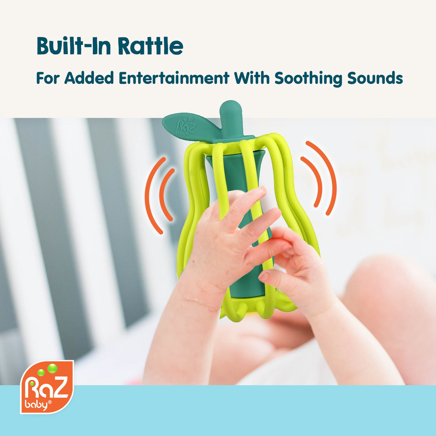 RaZ-Pear Teether & Rattle Toy