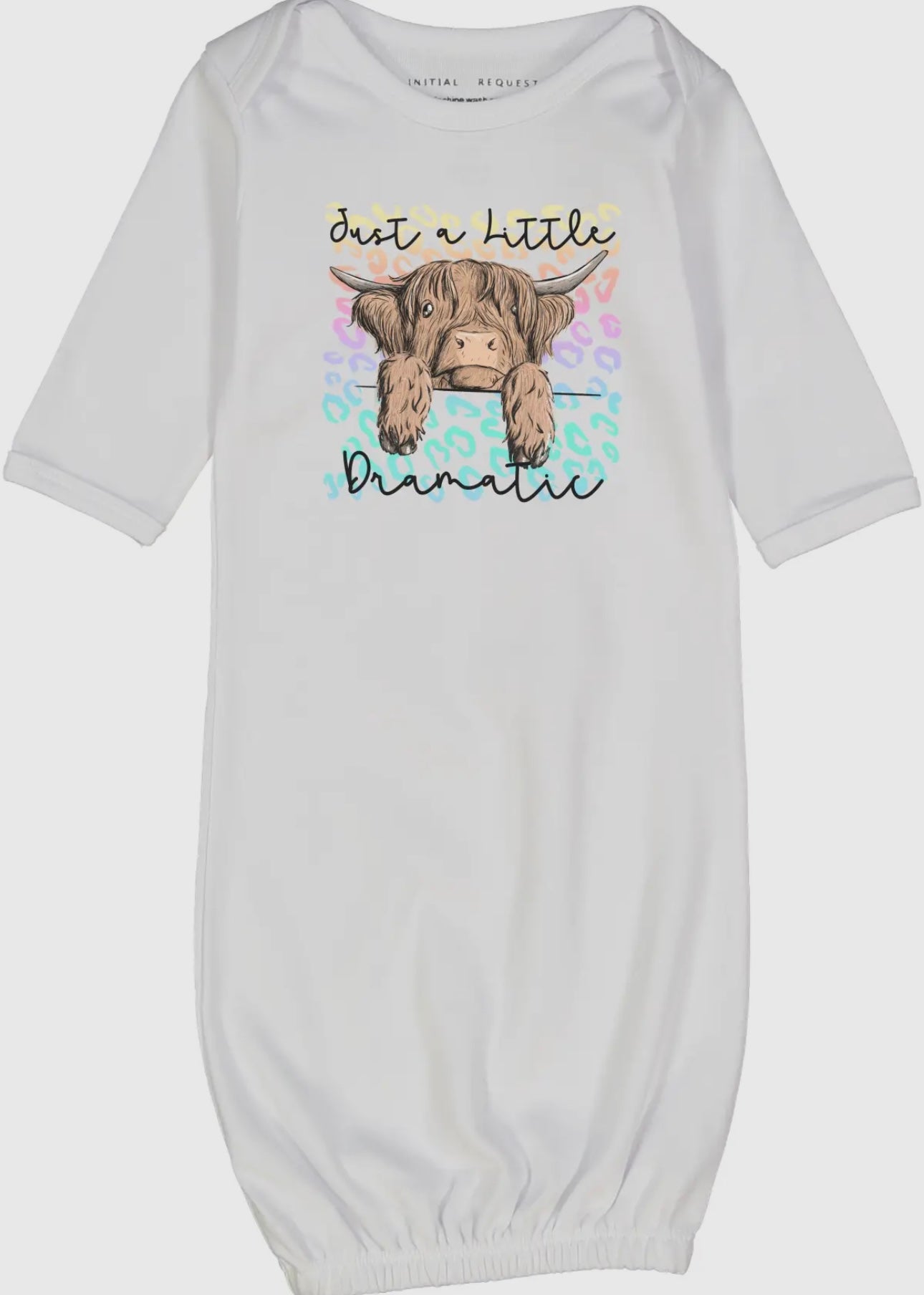 Just A Little Dramatic Baby Gown