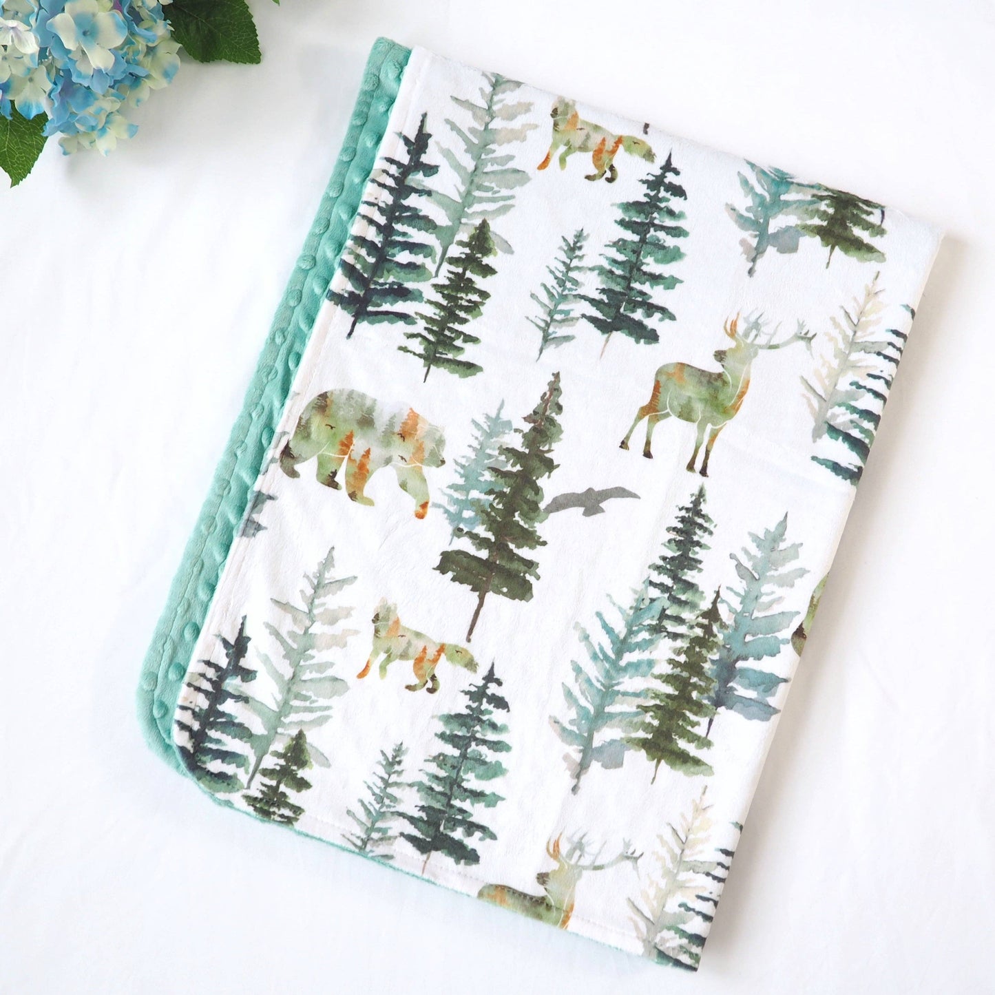 In The Woods- Baby & Toddler Minky Blanket