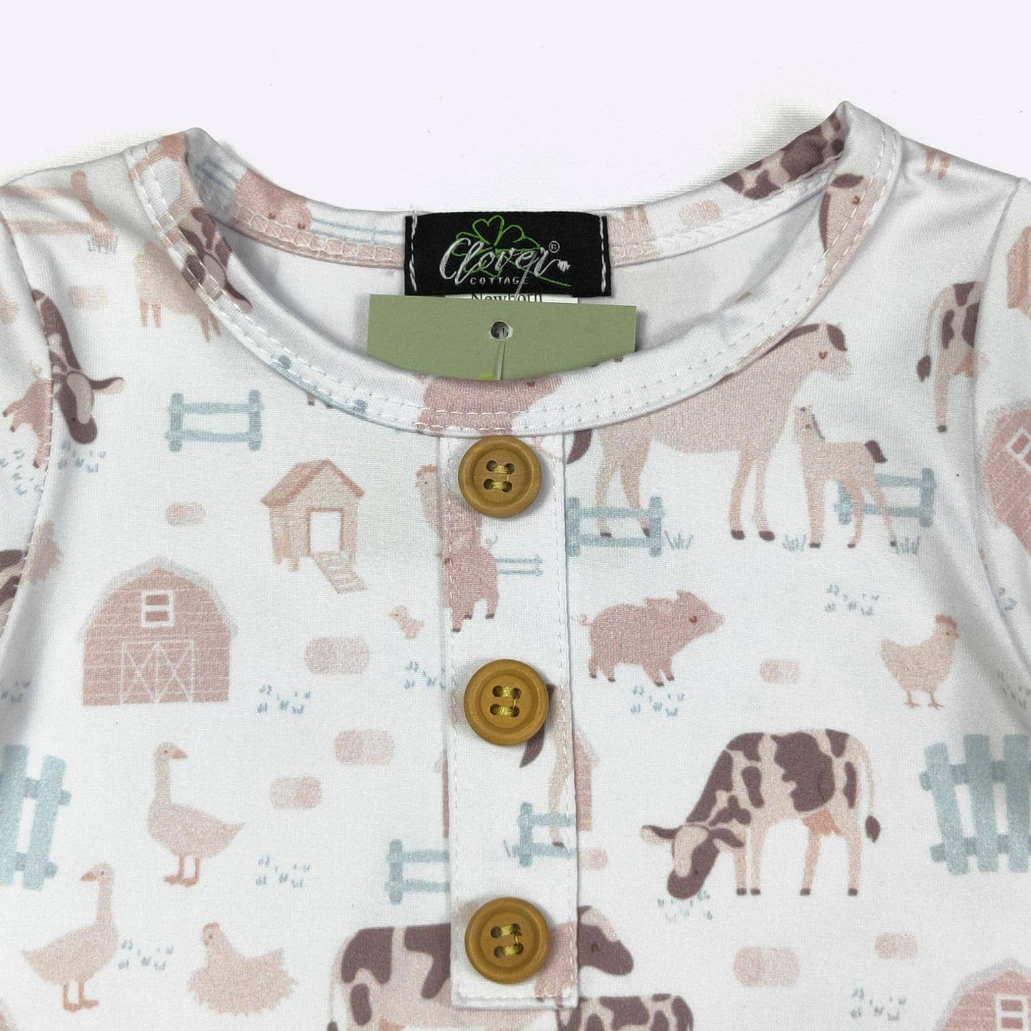 Barnyard Blue Knotted Gown