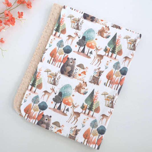 Enchanted Forest- Baby & Toddler Minky Blanket