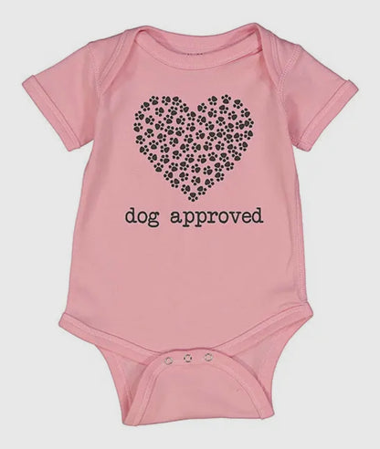 Dog Approved Paw Print Heart Bodysuit