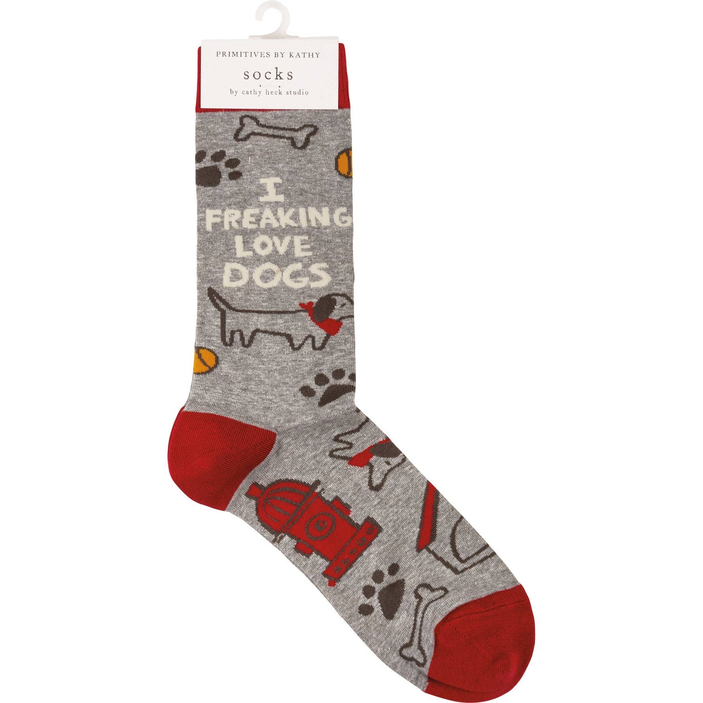 I Freaking Love Dogs Socks