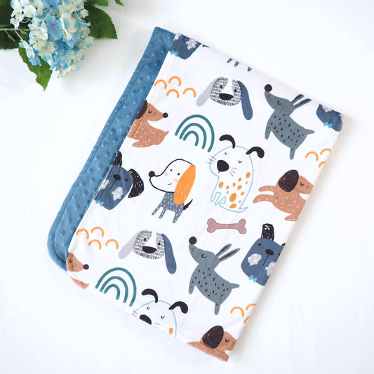 My Best Friends (Dogs)- Baby & Toddler Minky Blanket