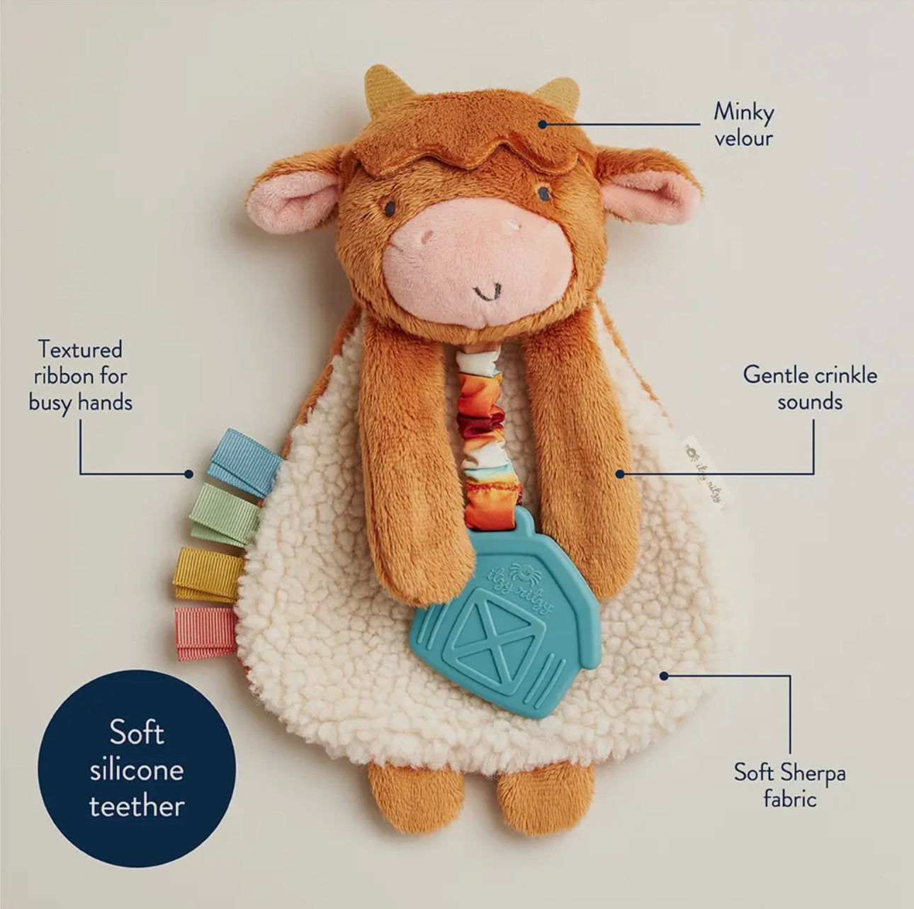 Highland Cow Itzy Friends
Lovey™ Plush