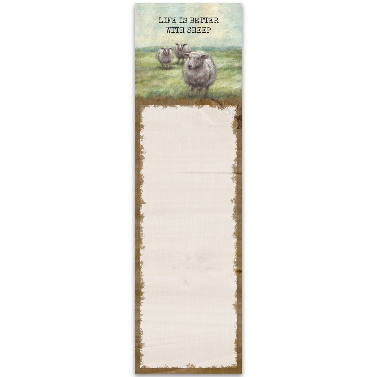 Better With Sheep List Pad