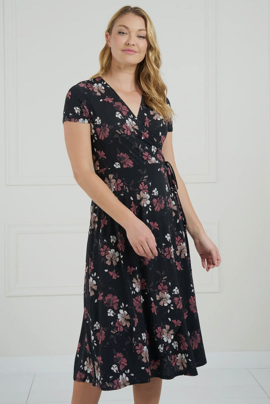 Floral Wrap Dress