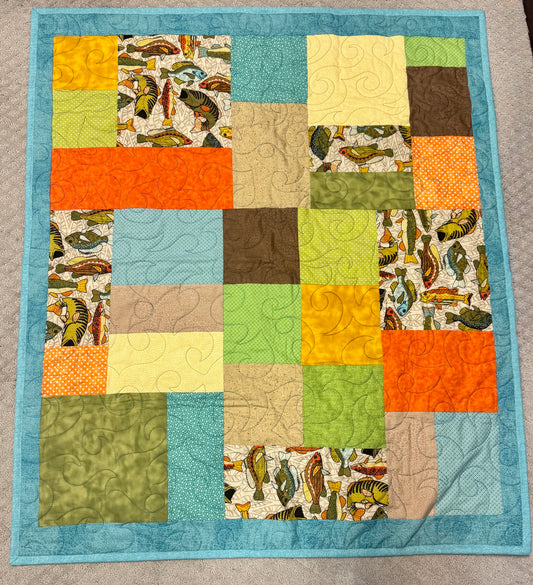 Baby quilt 36” x 41.5”