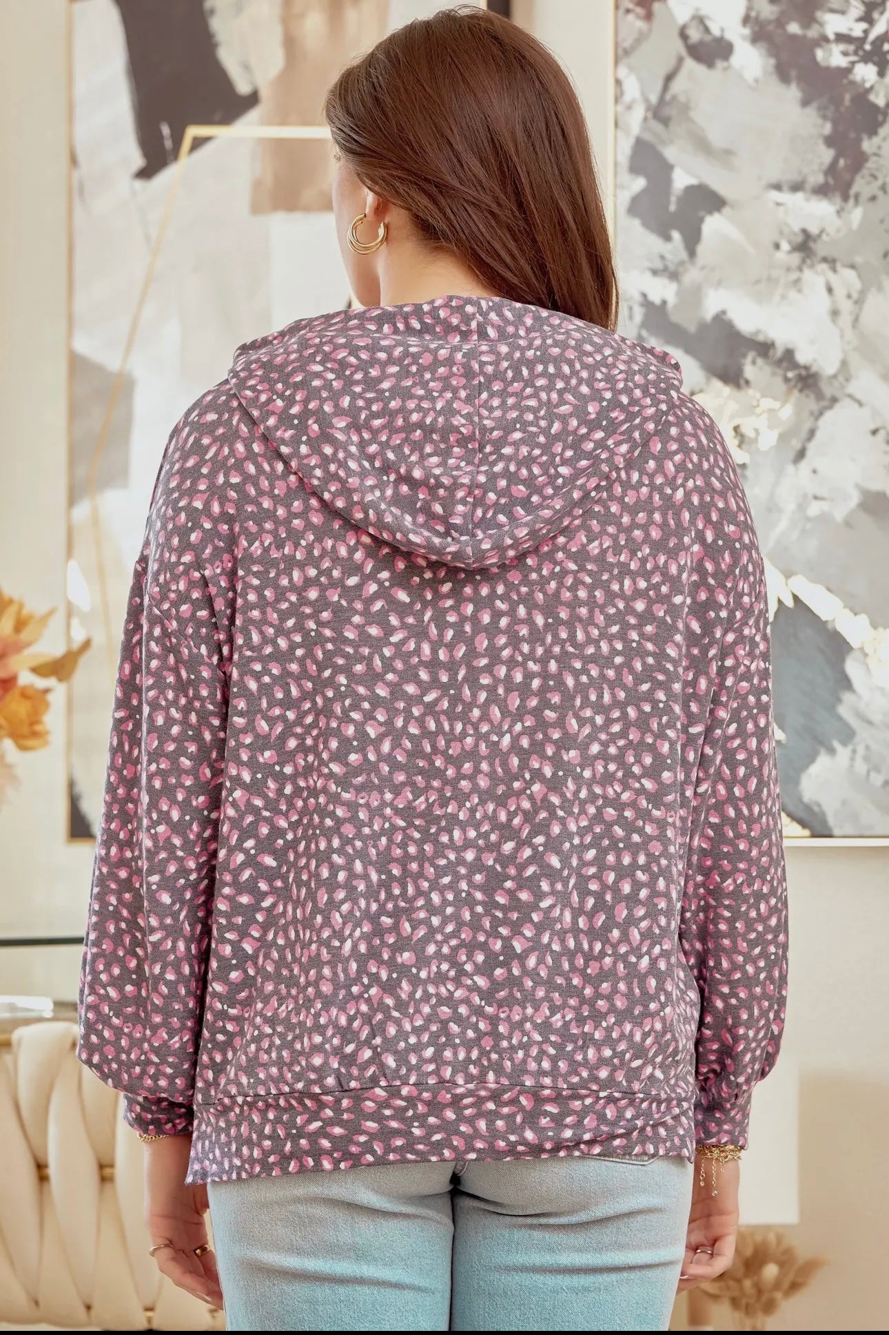 All Spotted Over Hoodie