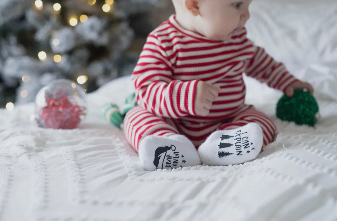 Dear Santa I Can Explain Christmas Baby
Socks