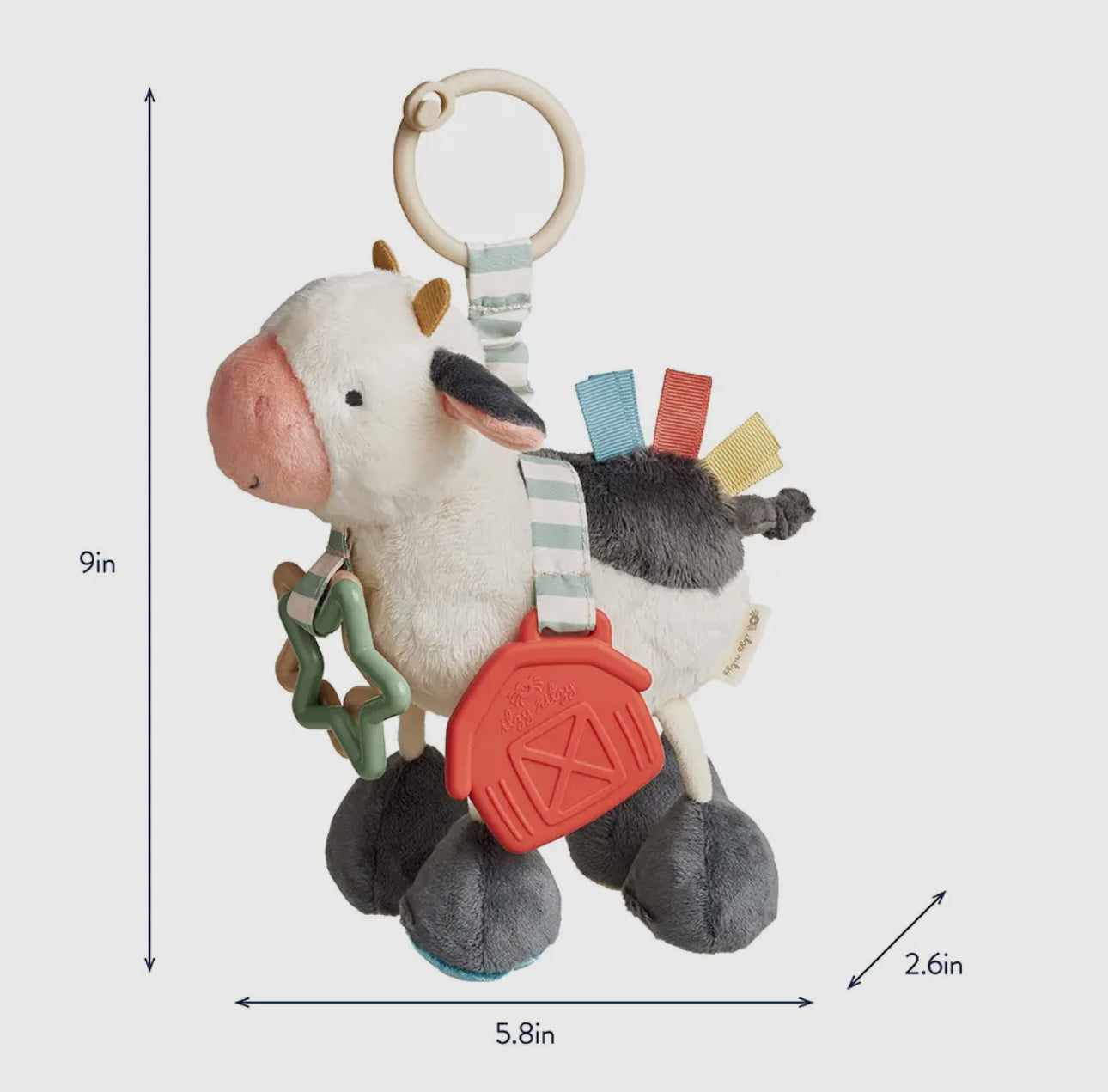 Cow Itzy Friends Link & Love™ Activity Plush