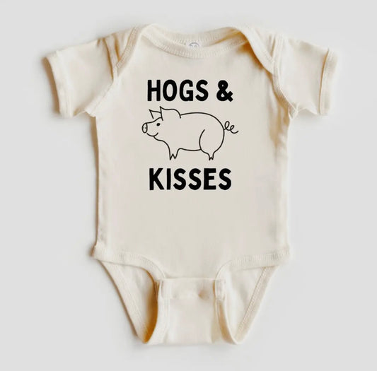 Hogs + Kisses Baby Bodysuit