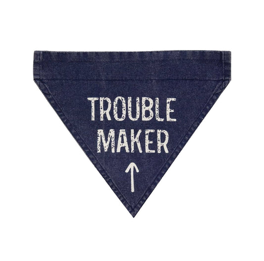Trouble Maker Dog Bandana