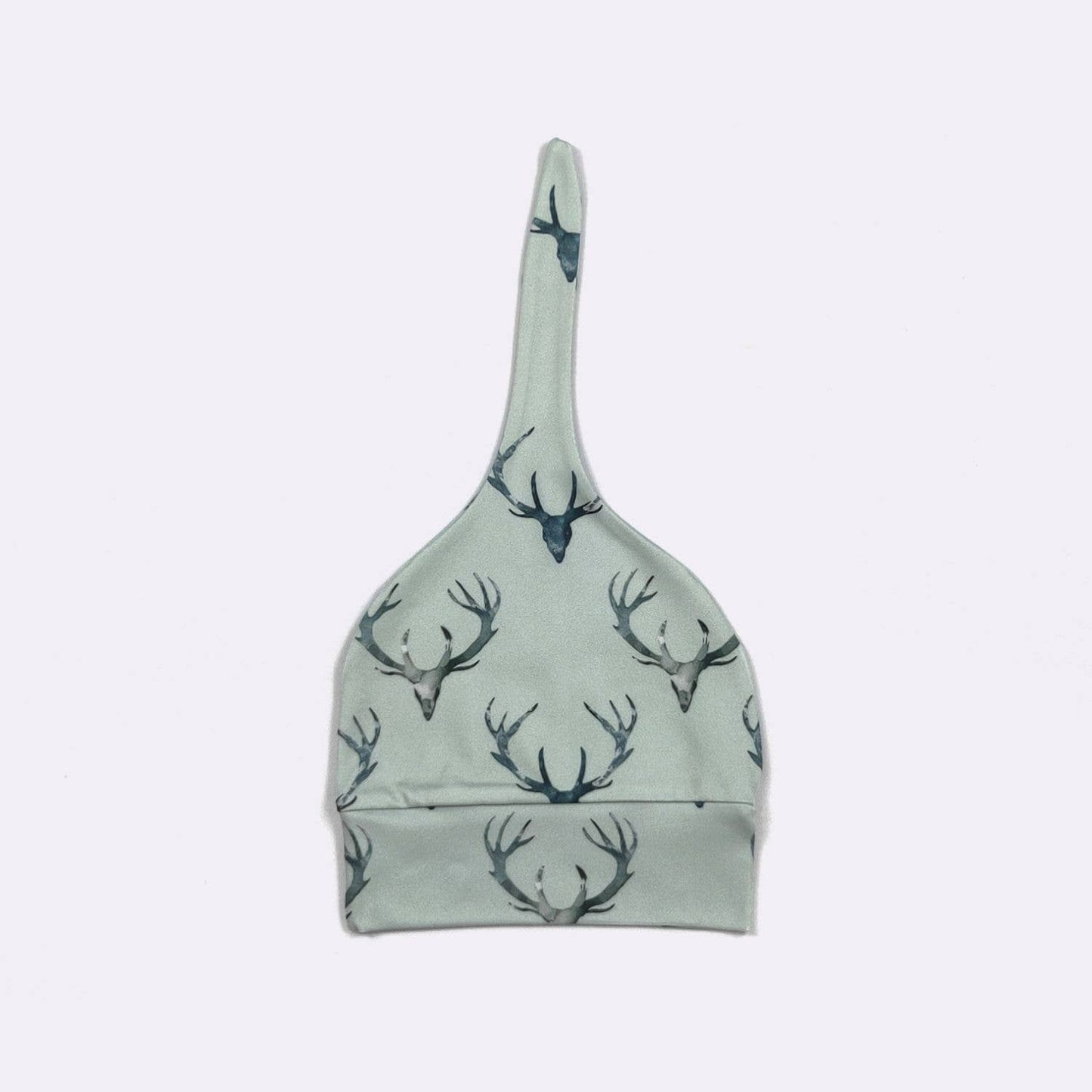 Sage Deer Baby Knotted Gown