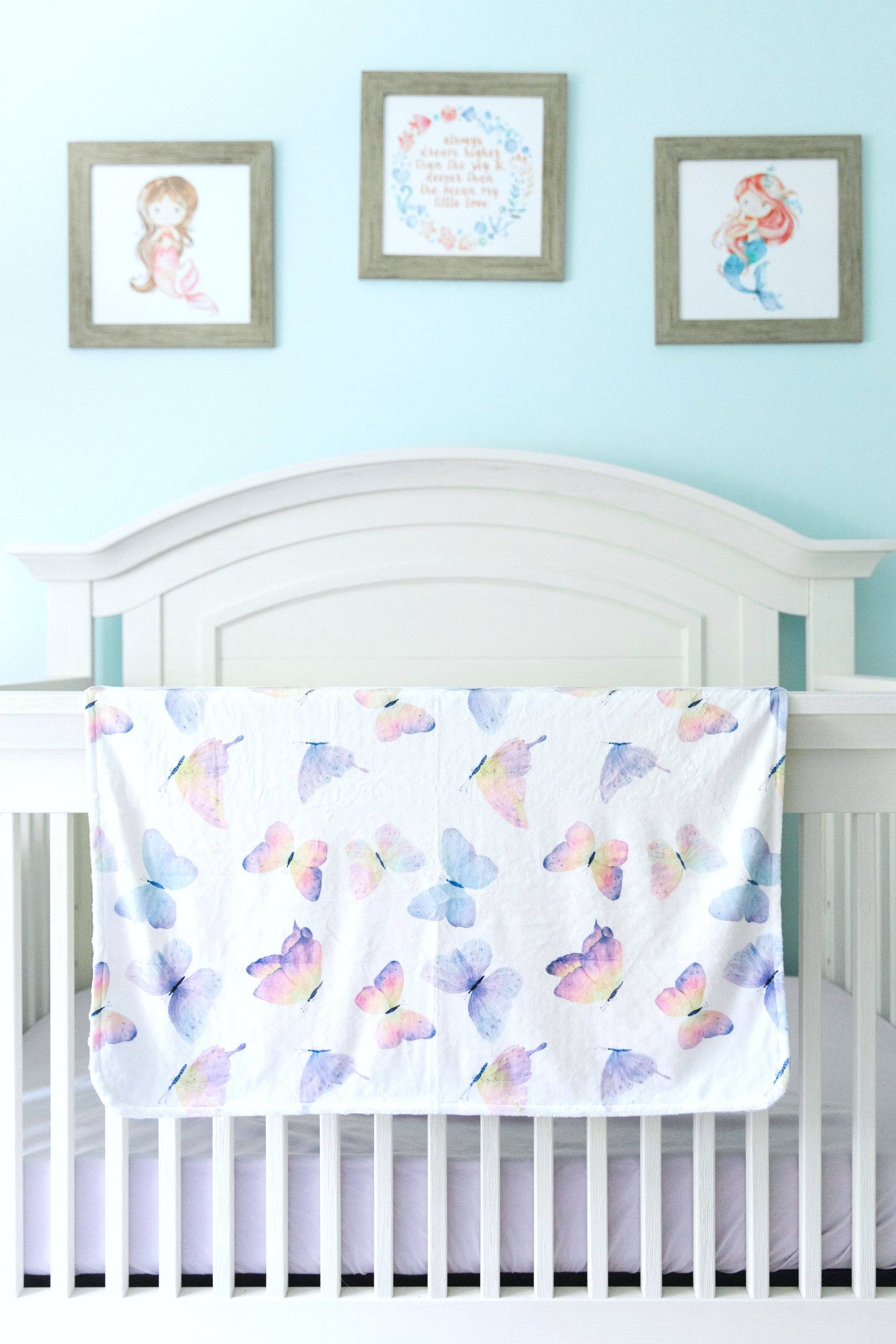 Butterfly- Baby & Toddler Minky Blanket